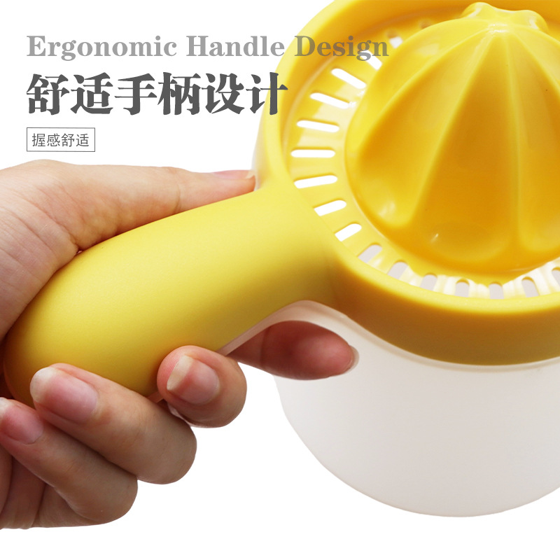 Manual Measuring Cup Juicer for Home Use, Orange Lemon Manual Juicer, Fruit Separator Tool, Simple Squeezer