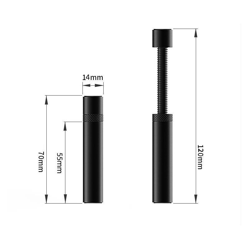 Computer graphics card bracket support frame aluminum alloy bracket desktop host vertical support Rod creative Jack magnetic suction