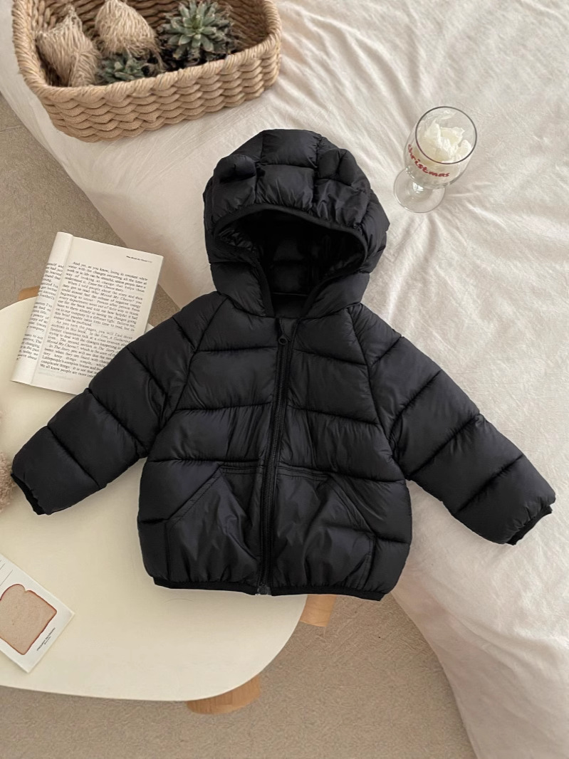 Children's Lightweight down Cotton Jacket, Baby Short Cotton Coat, Boys and Girls Hooded Cotton Coat, Kidsren's Baby Fashionable Jacket, Trendy
