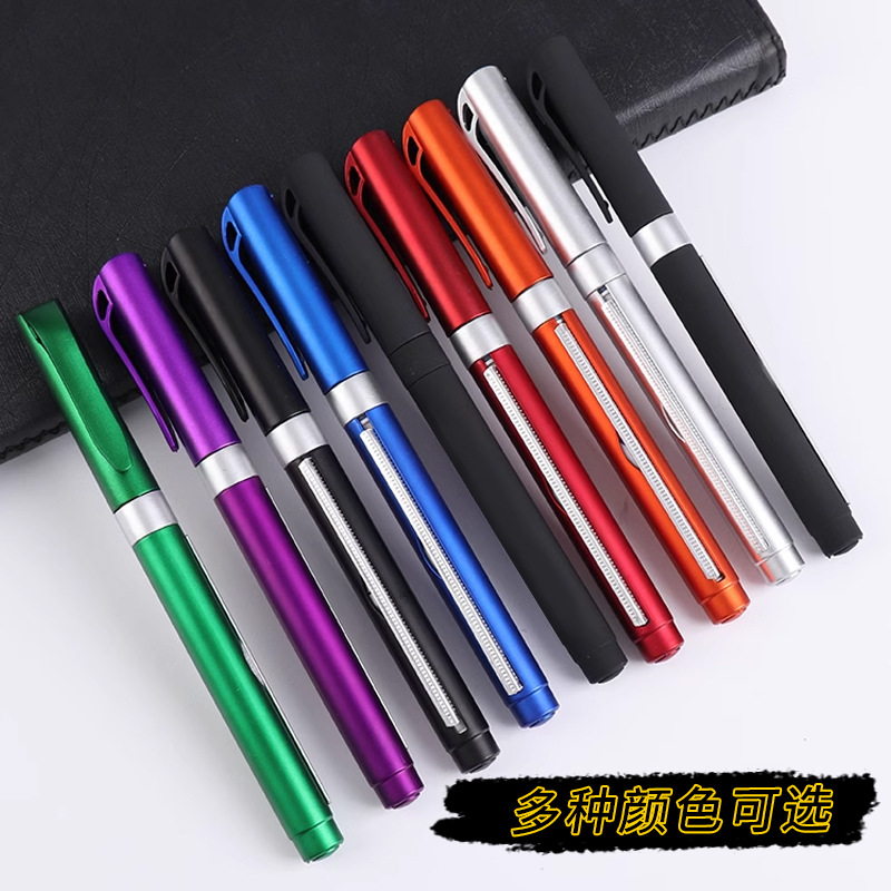Gel Pen Advertising Pen Drawing Retractable Drawing Brush Printable Promotional Gift Carbon Pen Gel Pen