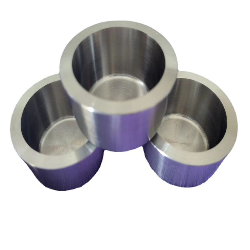 Manufacturer Supplies Pure Molybdenum Crucible 99.95 High Temperature Molybdenum Crucible Sintered Molybdenum Crucible