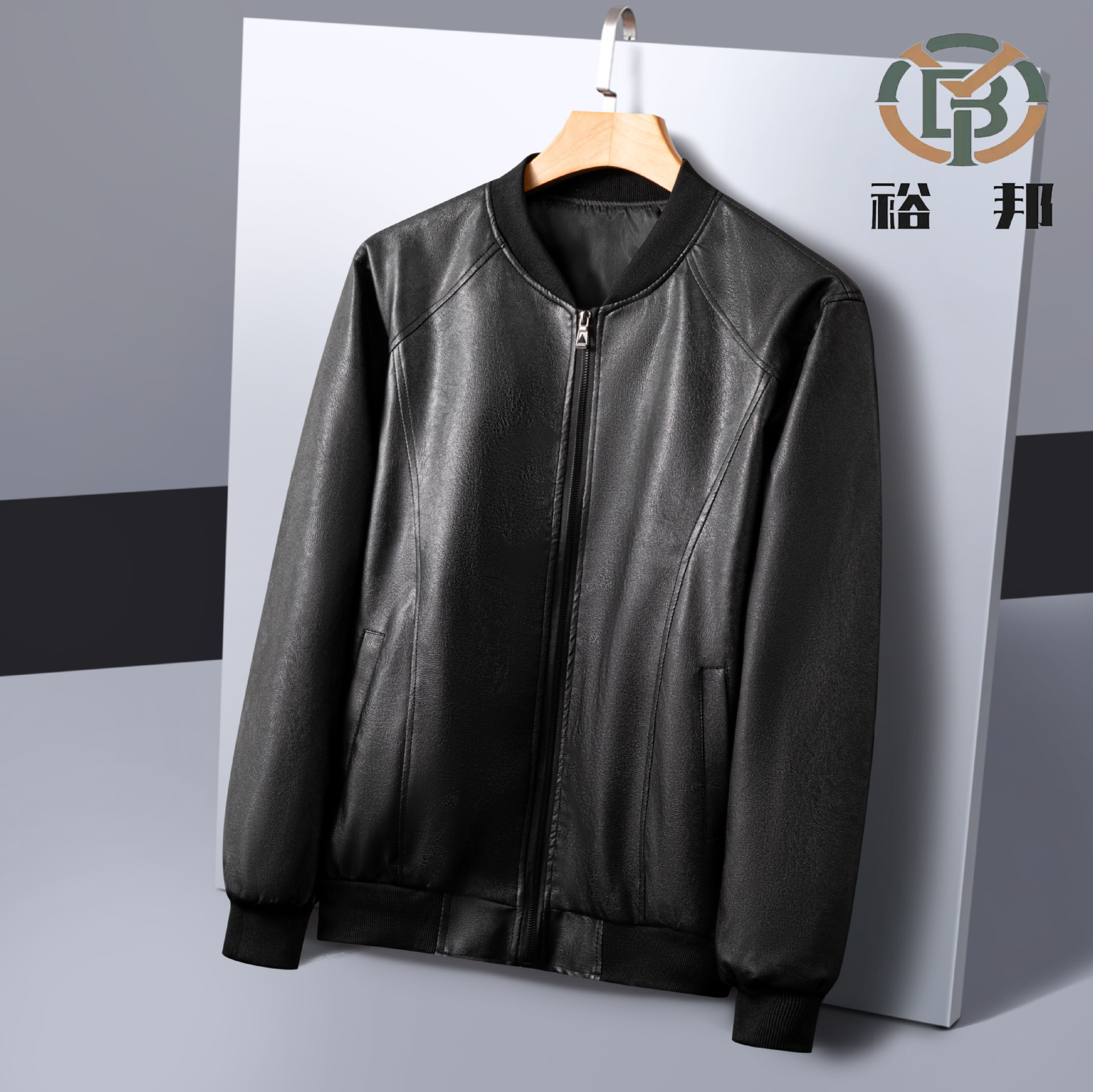 Кожаная мужская куртка для осени и зимы, новая мужская куртка из PU кожи, бейсбольная куртка, однослойная, производители кожаной одежды