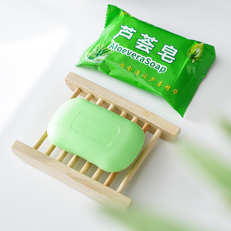 Aloe vera soap wash face Bath Shampoo home moisturizing bath soap hand washing soap whole box cleaning soap wholesale