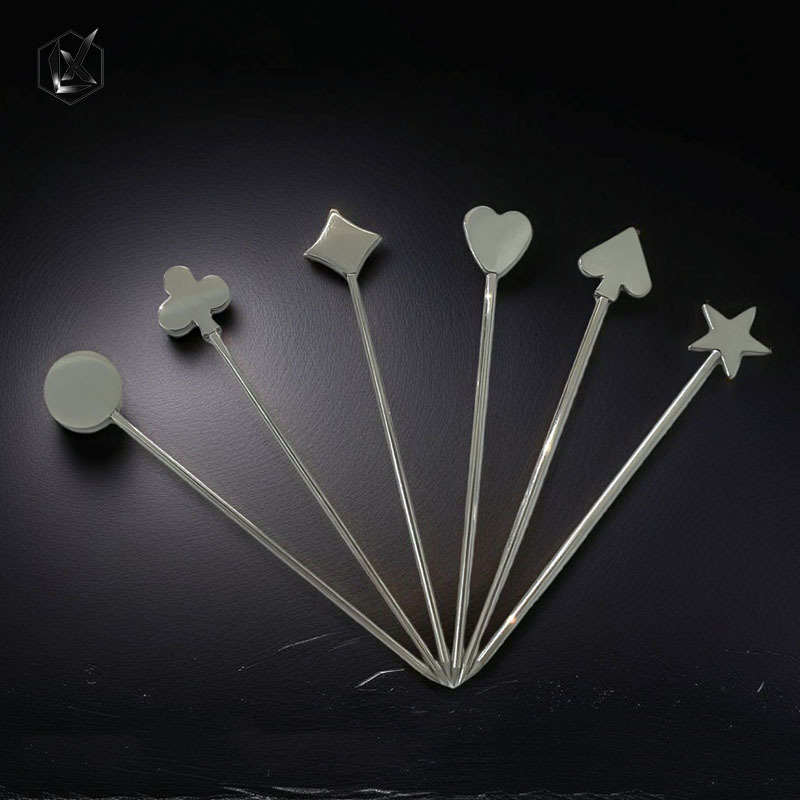 Фруктовая игла из нержавеющей стали 304, декоративный элемент для коктейлей