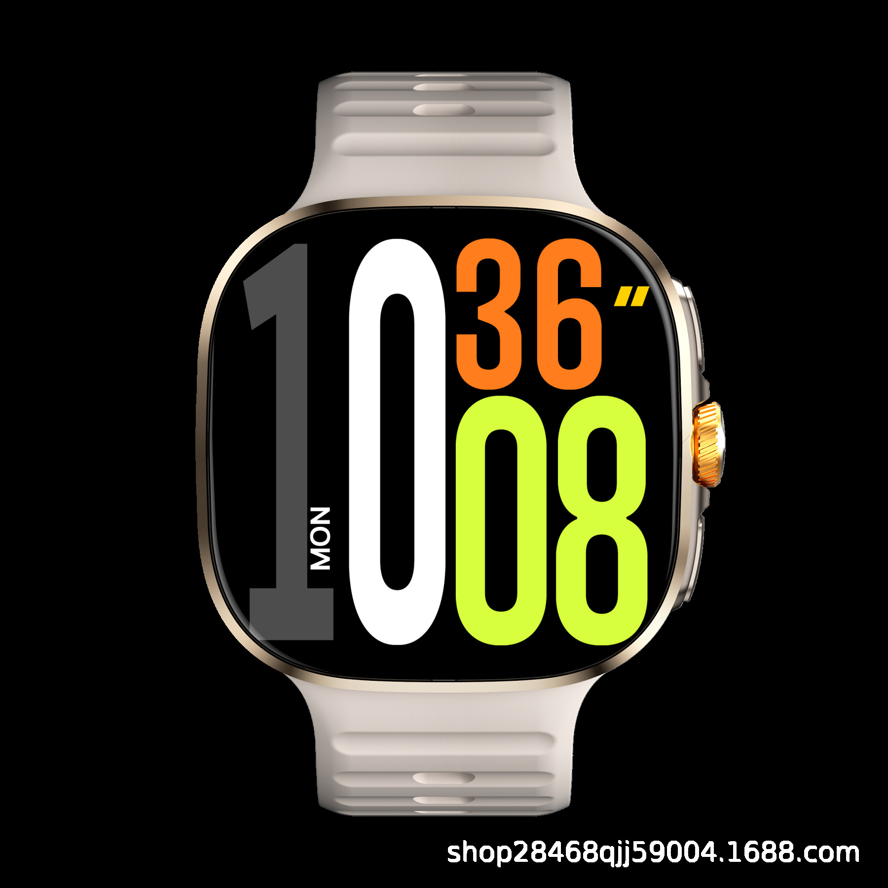Cross-Border New Product M99/H20 Huaqiangbei Honeycomb Board's First Wide-Screen Smart Watch Dual-System Amoled Pull-Out