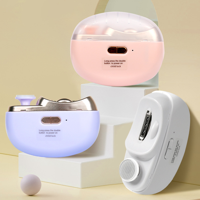 Two-in-one electric nail clippers rechargeable automatic nail clippers household baby portable children's nail grinder