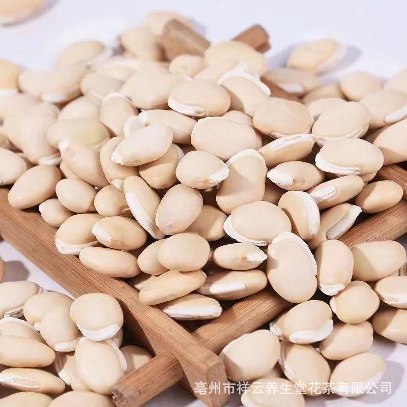 Authentic White Lentils, Dry Goods, Farm-Produced Chinese Medicinal Materials, Medicinal White Lentils, Tea, Edible White Lentils for Soup