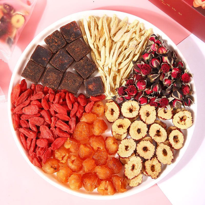 Rose Brown Sugar Ginger Jujube Tea Brown Sugar Ginger Jujube Tea Goddess Aunt Tea Qi Blood Tea Herbal Tea Substitute Health Tea Bag
