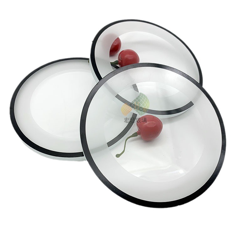 Lawn lamp silk screen flat glass 8mm tempered glass lamp ultra-white glass for explosion-proof products