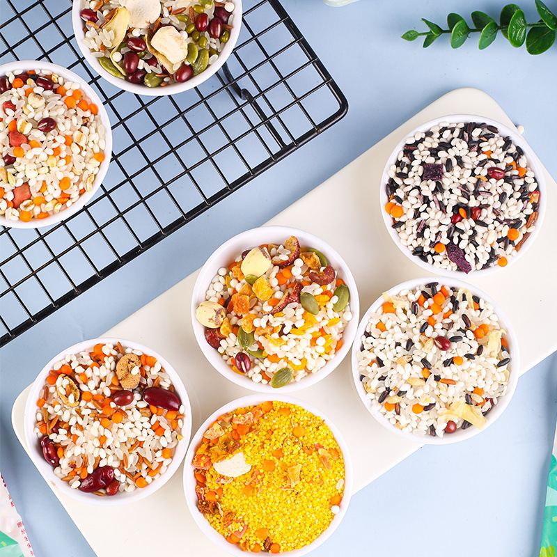 Seven-day porridge cereal porridge 120g * 7 bags of nutrition porridge purple potato black rice porridge coarse grain combination breakfast porridge raw materials