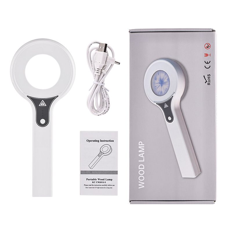 New Wood Lamp Handheld Cold Light Uv Skin Detection Lamp Home Skin Management Instrument Manufacturer Wholesale