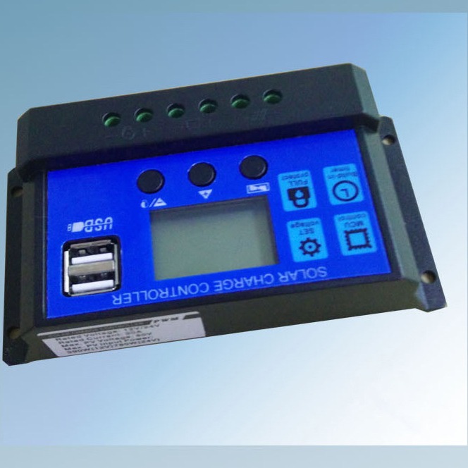 Solar controller for photovoltaic panel fiberglass/20A/30A/40A/50A/60A/100A12/24v adaptive
