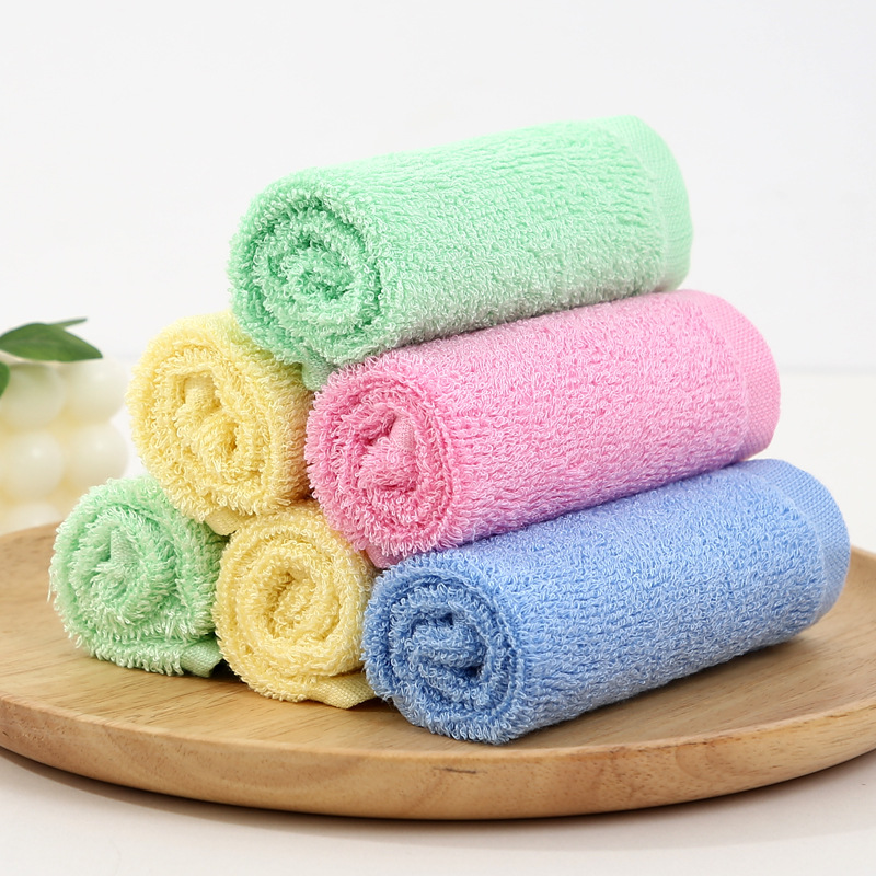 [Factory direct] oil-free dishwashing towel kitchen cleaning small dishcloth oil-free dishwashing detergent