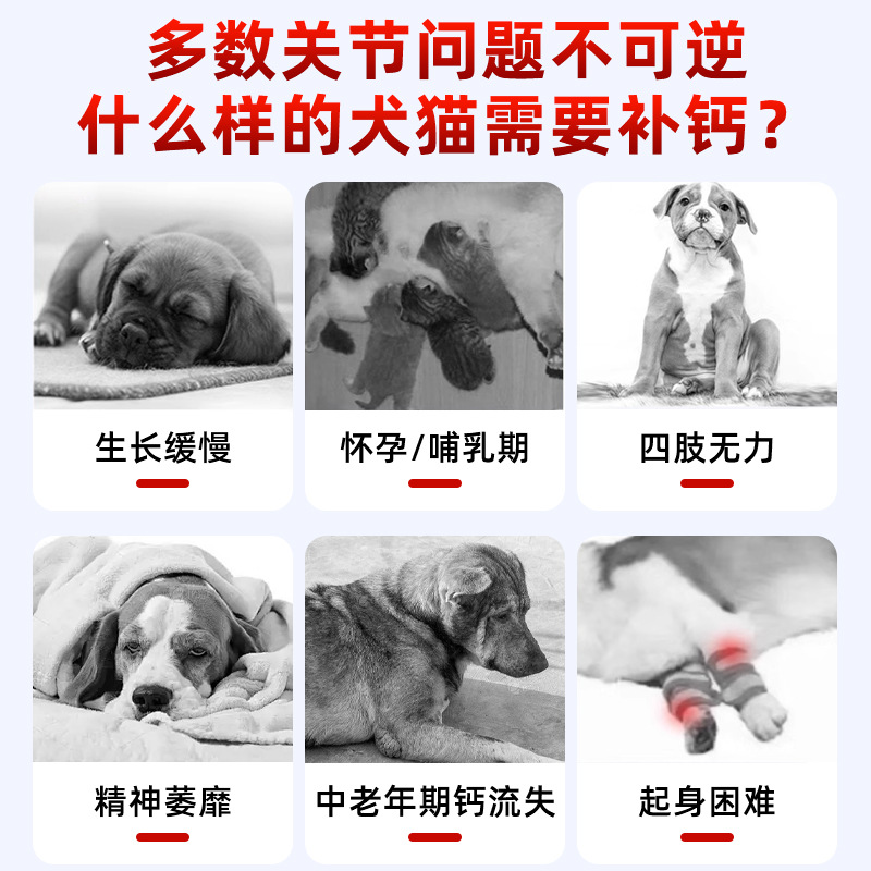 Baolai Meilu Pet Goat Milk Calcium Tablets 200 Tablets Dog Calcium Tablets Cat Nutritional Supplement Pet Health Products Wholesale