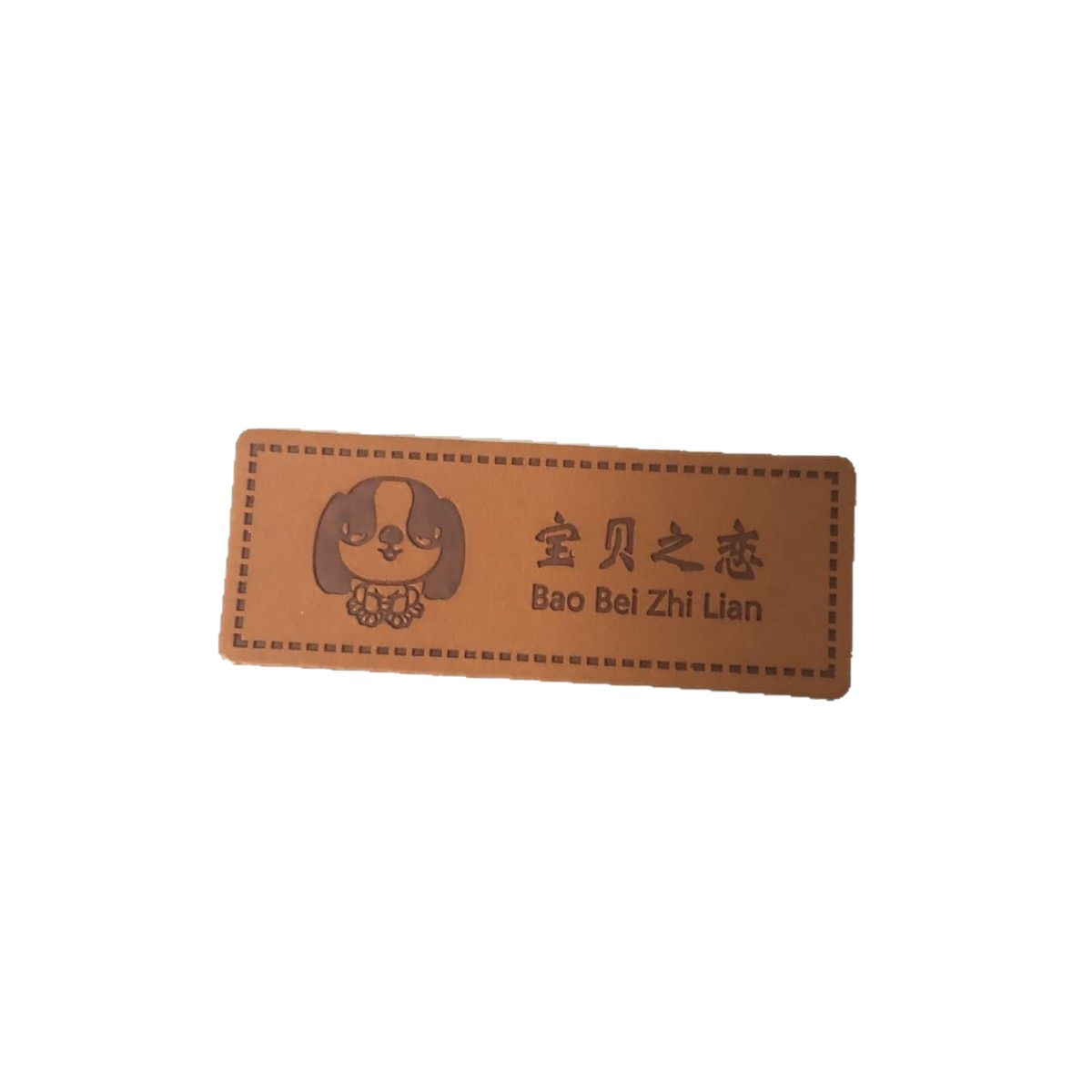 Factory Direct Sales Leather Label Microfiber Cartoon Label Hat Scarf Gloves Luggage Clothing Apparel Headwear Hair Accessories Cute