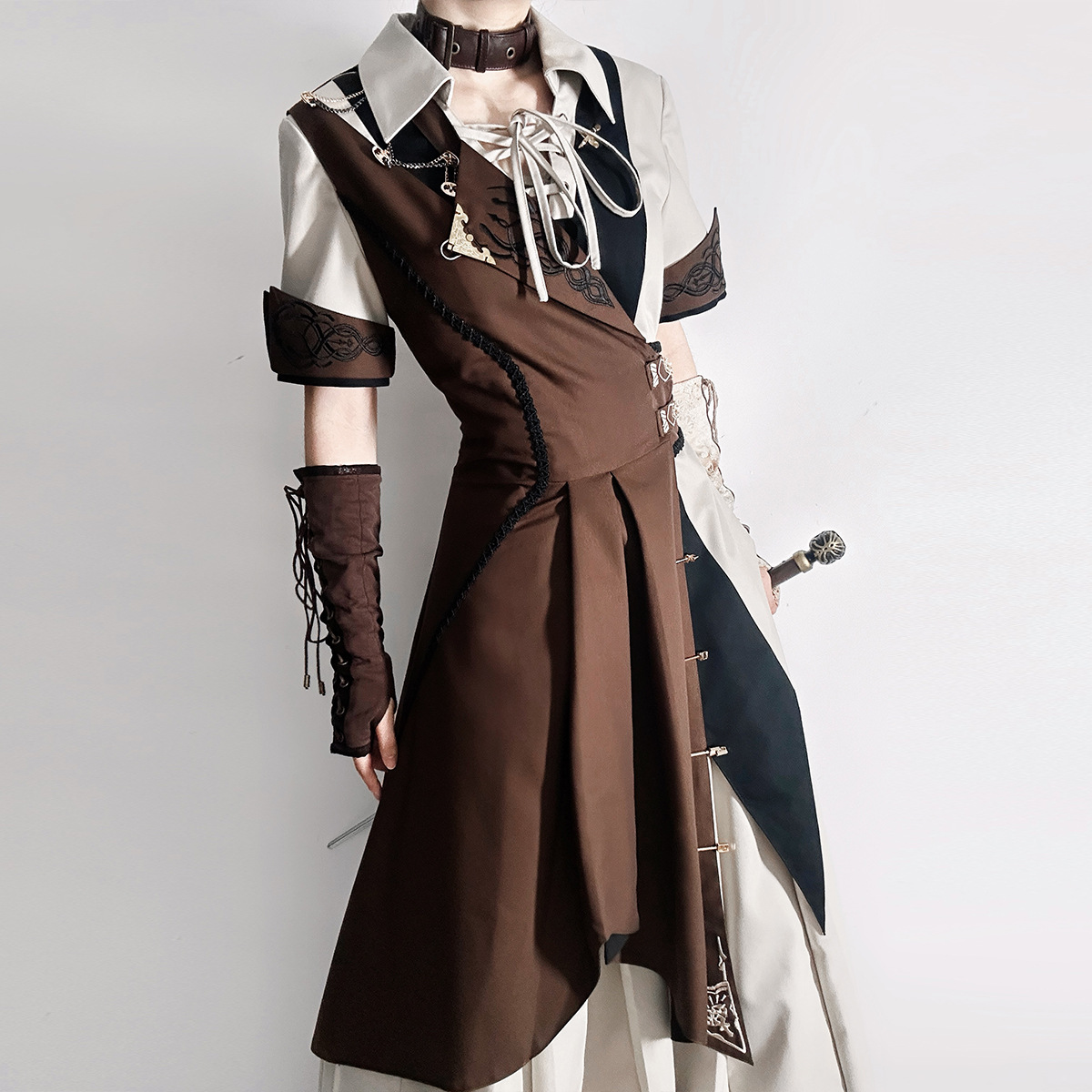 Bear Dou Sauce Original Design Sailing Guide Lolita Women Lolita Jacket Coat Pants Daily suit 7263