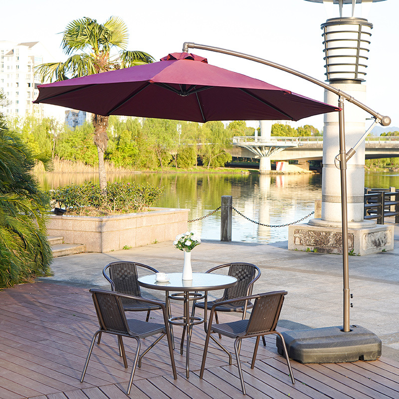 Table, Chair, Umbrella