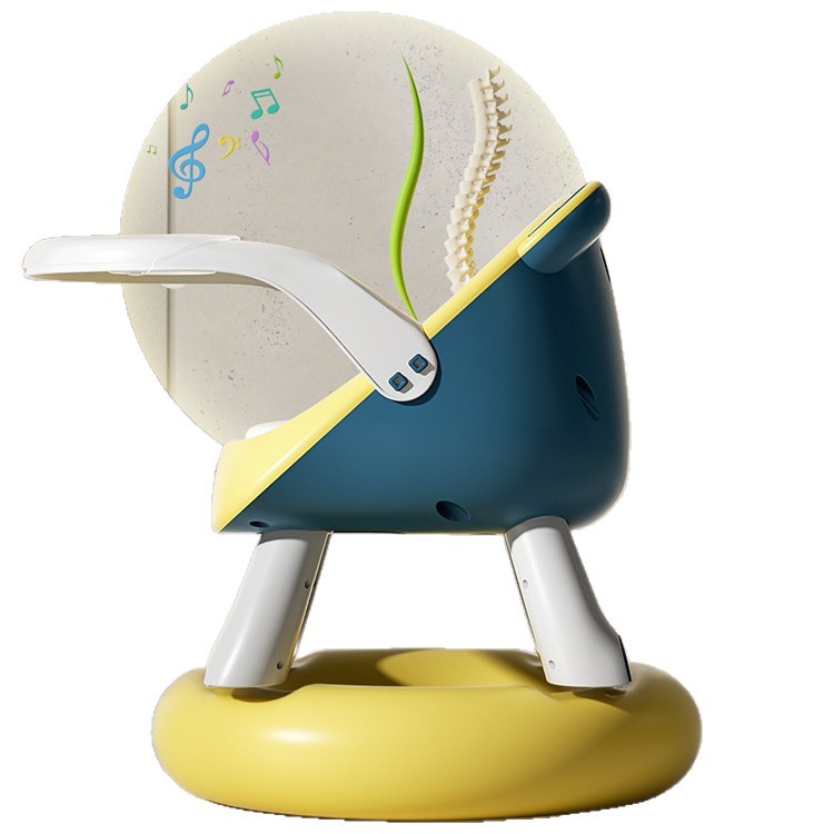 There Is a Yao Backrest Chair Called a Children's Baby Dining Chair for Eating, a Small Home Seat, a Baby Dining Table Chair Called a Sitting Chair and a Stool