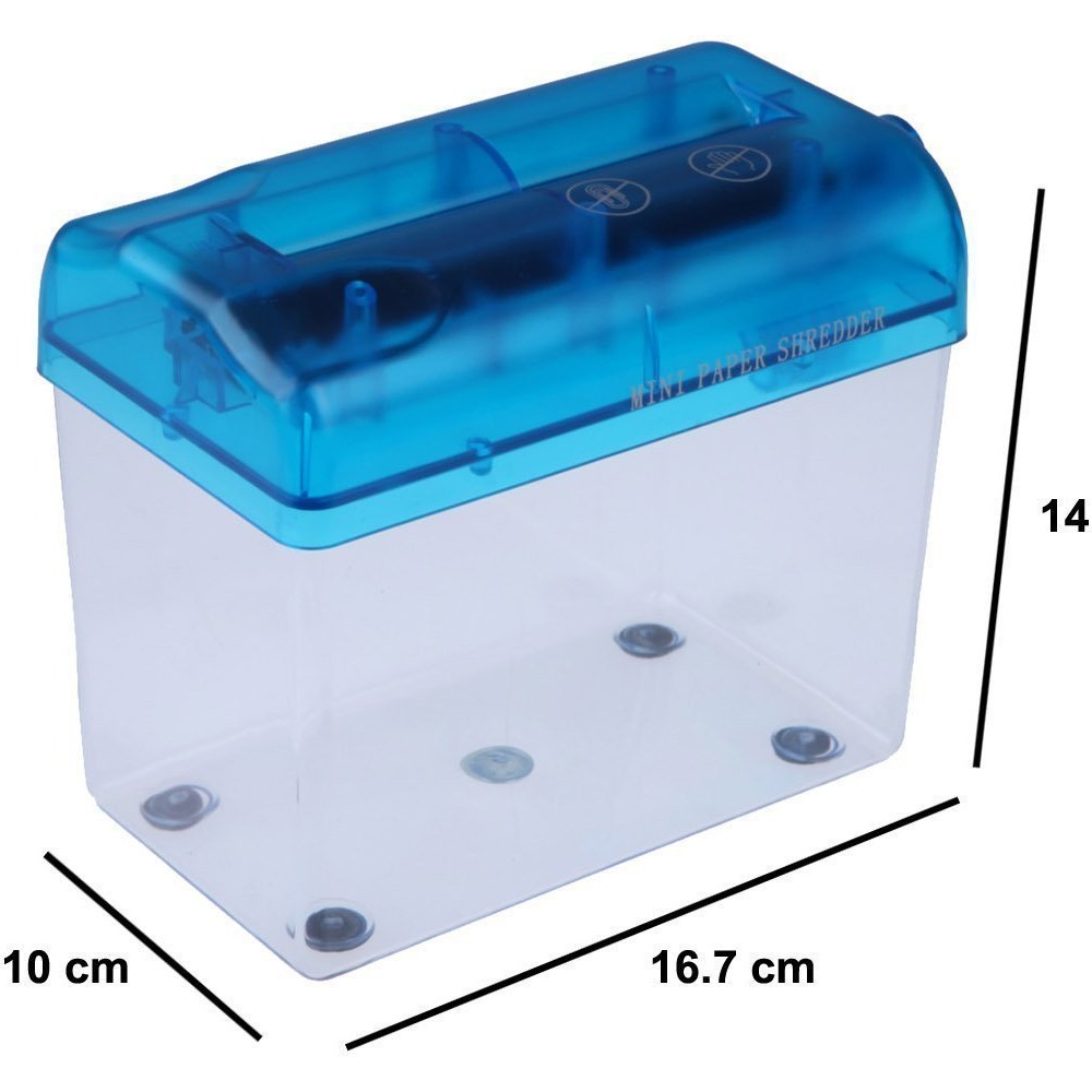 Portable Mini household manual A6 paper shredder small office mute paper shredder hand-cranking paper grinder