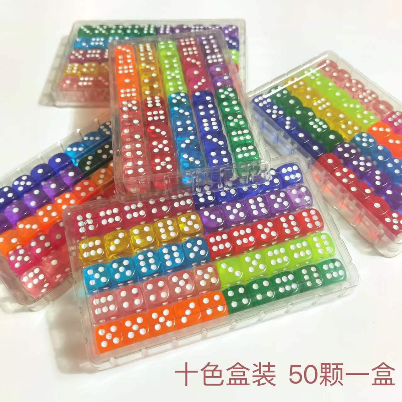 16мм прозрачные цветные кристальные акриловые округлые кости упакованные кости прозрачные большие цветные многоцветные опциональные