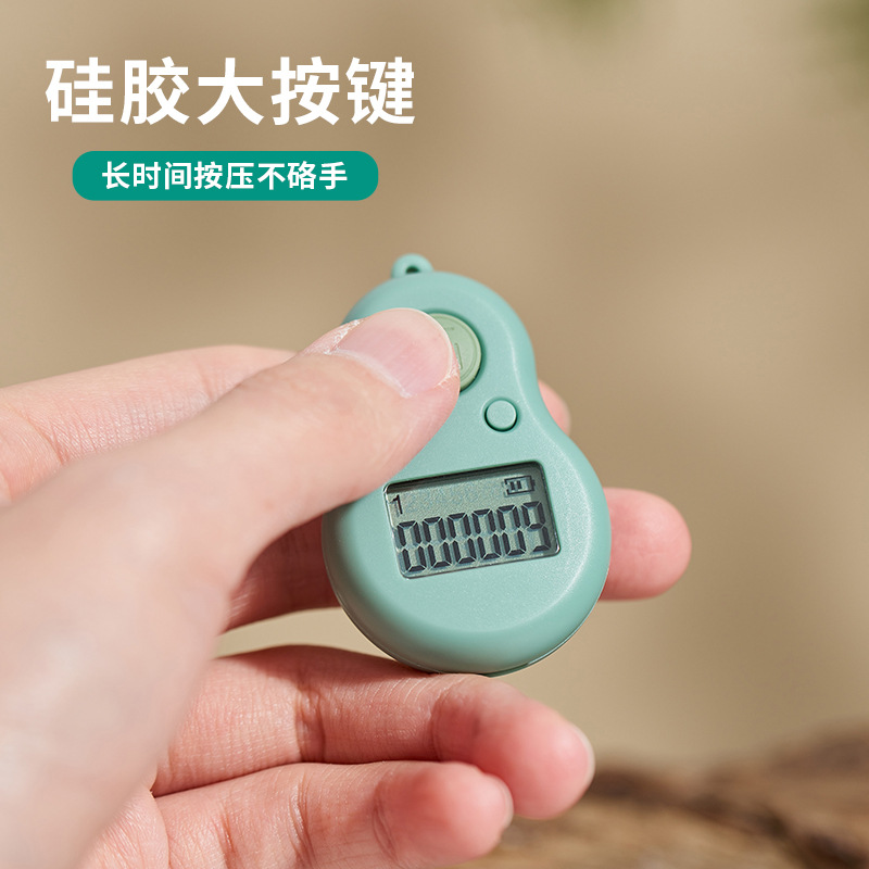 Новый ручной светящийся счётчик для чтения подвесной neck электронный цифровой дисплей можно видеть время портативный счётчик