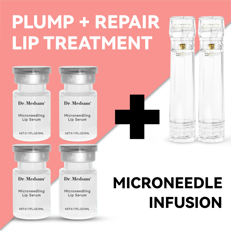 Lip Plumping Essence Microneedle Lip Care Pouty Lip Filling Microcrystal Introduction Liquid Cross-Border Microneedle