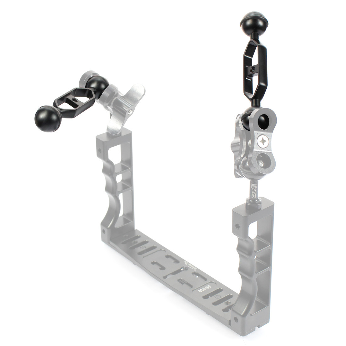 Feichao Diving Photography 5/7/9/ 11inch Fill Light Arm Extension Rod Suitable for Gopro13 Ball Head Clamp Connector