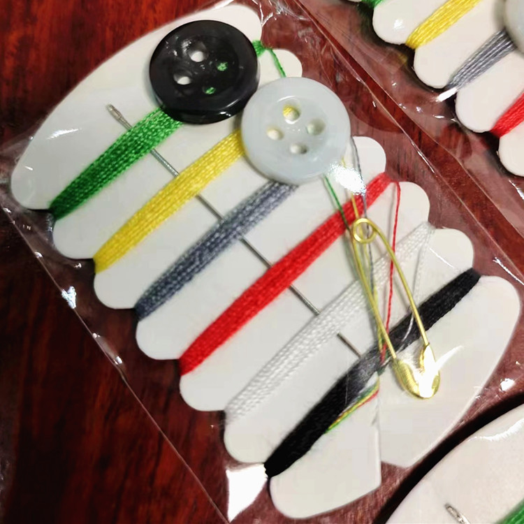 Household portable mini color sewing kit sewing DIY sewing suit hotel disposable sewing kit D11