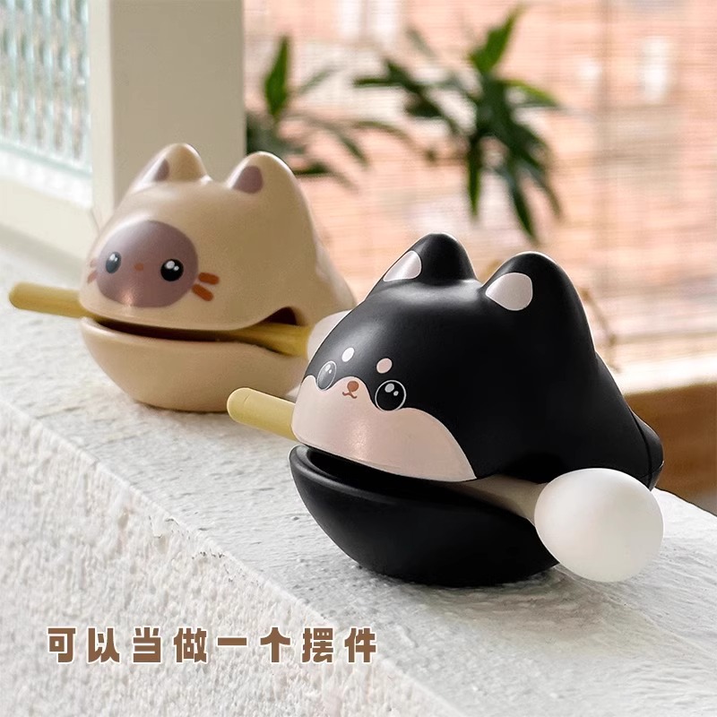 Decompression Small Wood Fish Ornaments Office Workstation Decoration Healing Department Emotional Stability Birthday Children's Day Small Gift for Women