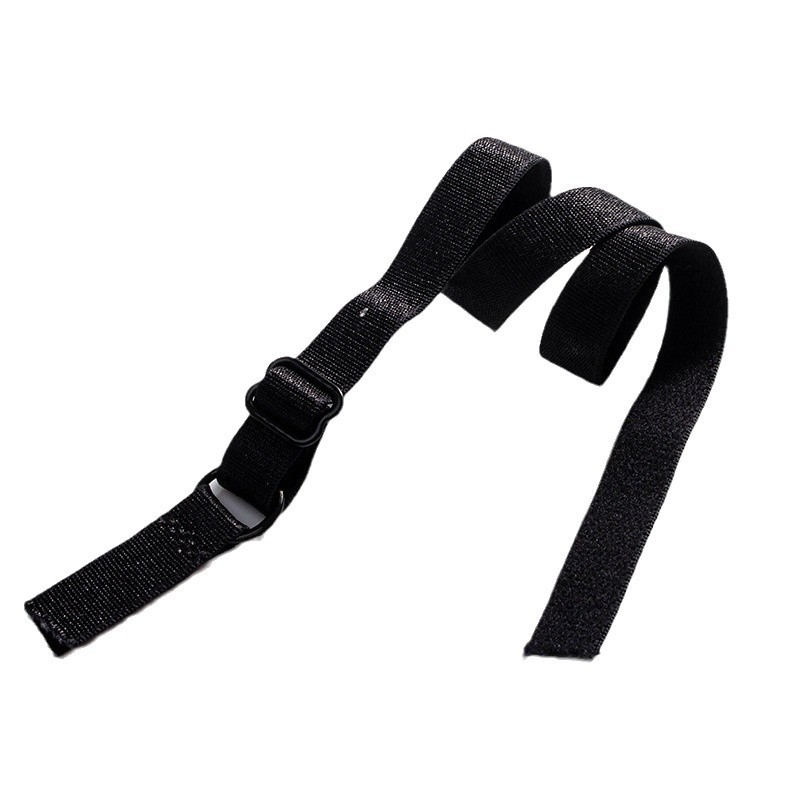 Spot Finished Polyester Underwear Shoulder Strap Black and White Vest Sling Bra Adjustable Non-Slip Loop