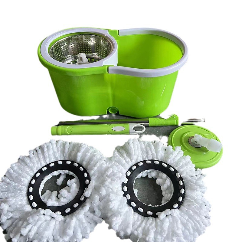 Factory wholesale household mop bucket eight-word bucket cleaning bucket plastic wheeled bucket gift car washing bucket rotating mop