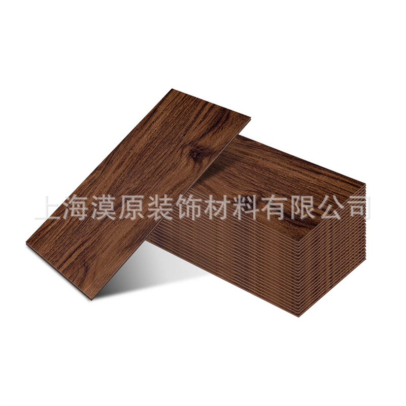 Cross-border new best selling self-adhesive wall stickers floor 45CM wood grain wall stickers a generation of waterproof home office