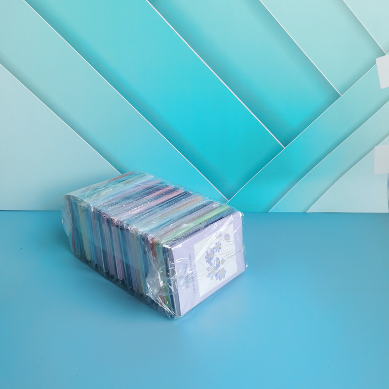 Wholesale Facial Oil-Absorbing Paper Blue Film Oil-Absorbing Sweat-Absorbing Paper Summer Portable Refreshing Linen Paper Cleaning