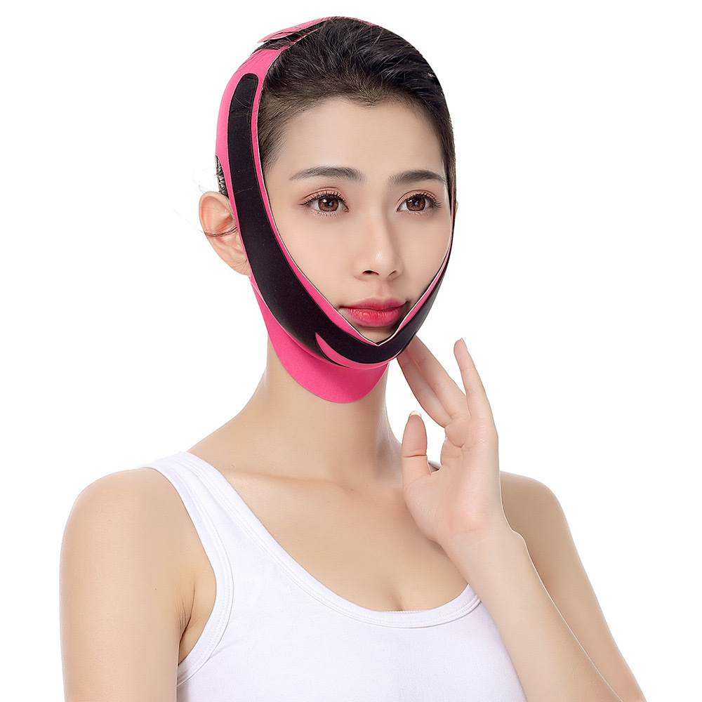 Cross-border sculpture face beautiful little sister essential V face tightening double chin face lifting face sleeping bandage