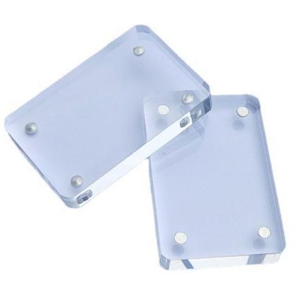 Acrylic flowing hemp brick student ID photo magnetic acrylic film quicksand photo frame small ornaments goo card brick