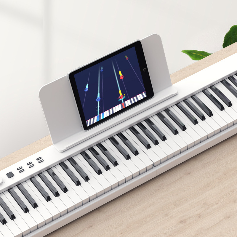Folding Piano 88 Key Charging Hand Roll Beginner Portable Electronic Piano Adult Bluetooth MIDI Keyboard Getting Started