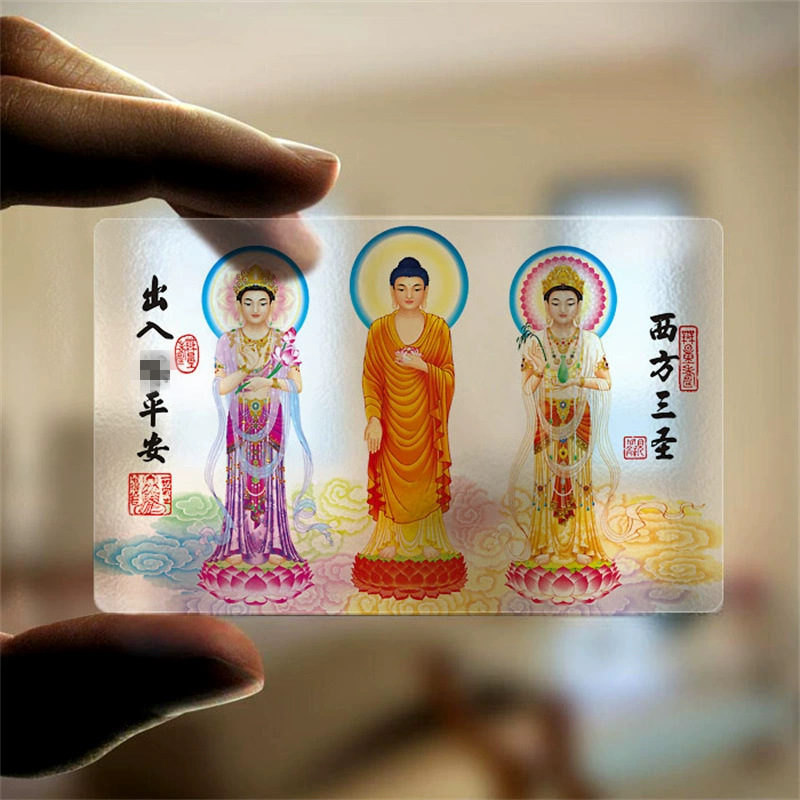 Фабрика предлагает прозрачные ПВХ карты танка, западные три святые