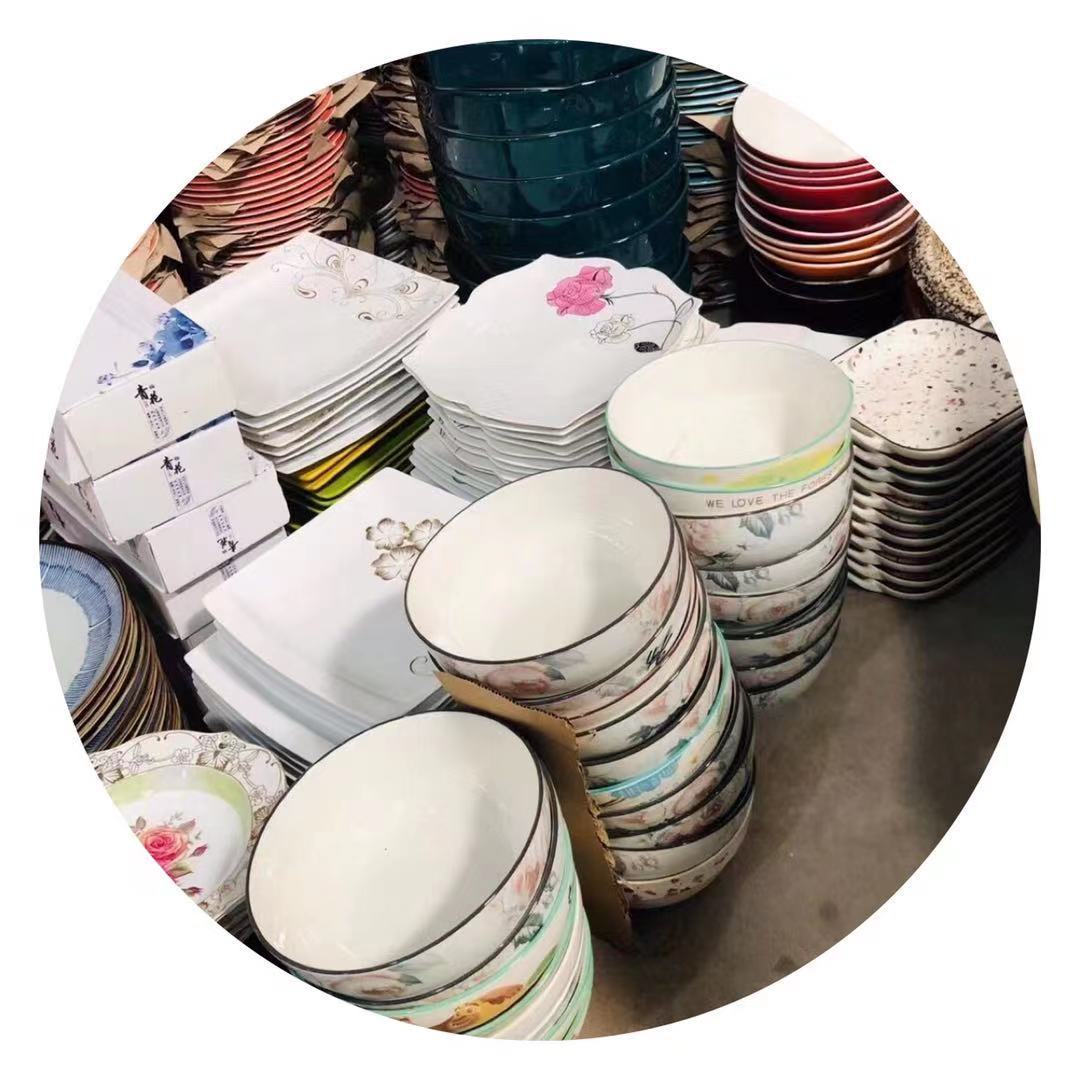 Stall ceramic Miscellaneous wholesale 10 yuan 3 kinds of night market stall ceramic bowl stall supply household Rice Bowl