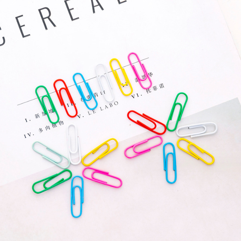 Color paper clip 28mm paper clip 33mm folder folder 50mm multicolor 25mm color paper clip