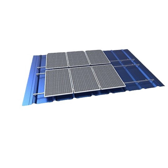 Solar photovoltaic cell panel plating module zinc angle iron simple triangle installation roof balcony ground bracket