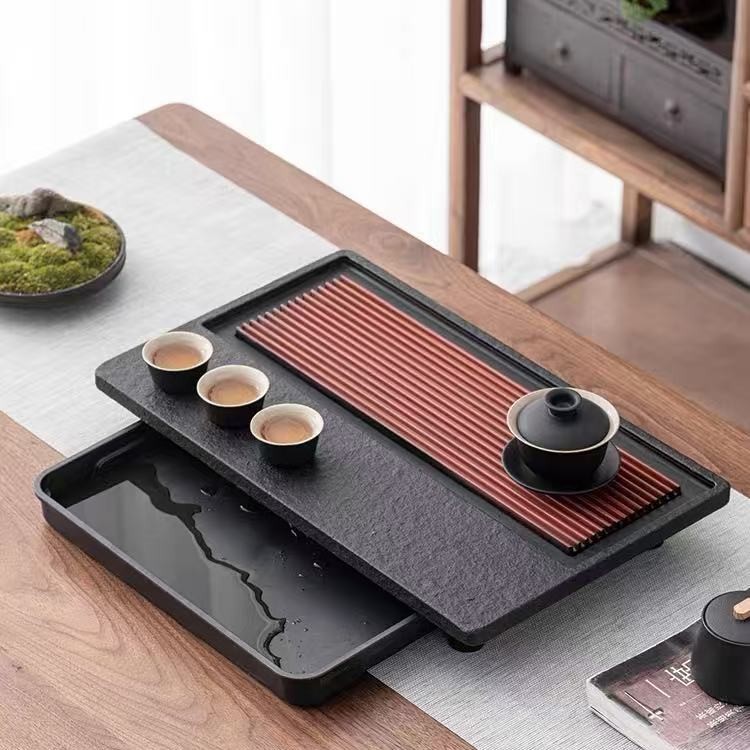 Luxury Zisha Kung Fu Tea Set with Automatic Pouring for Home and Office Use, Handmade Gift Box