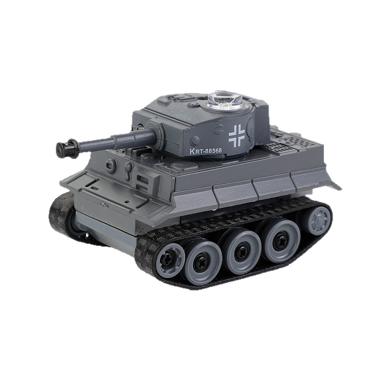 Wireless Remote Control Electric Mini Tank Rechargeable Toy Leisure Cattle Toy Golden Light Toy