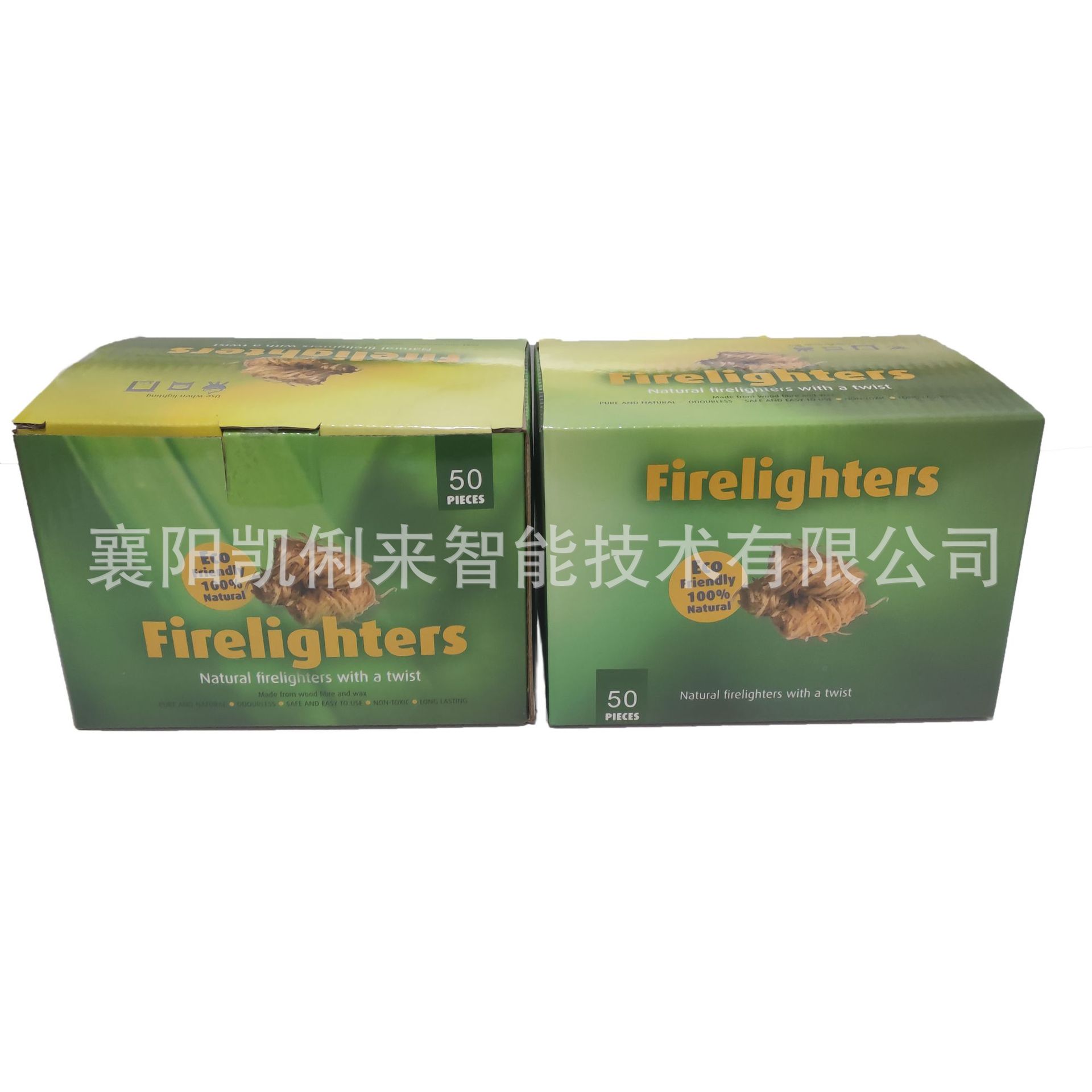 Factory Direct Sales Outdoor Camping Barbecue Grill Charcoal Ignition Block Wax Wood Stick Wood Filament Roll 50 Pieces/Box