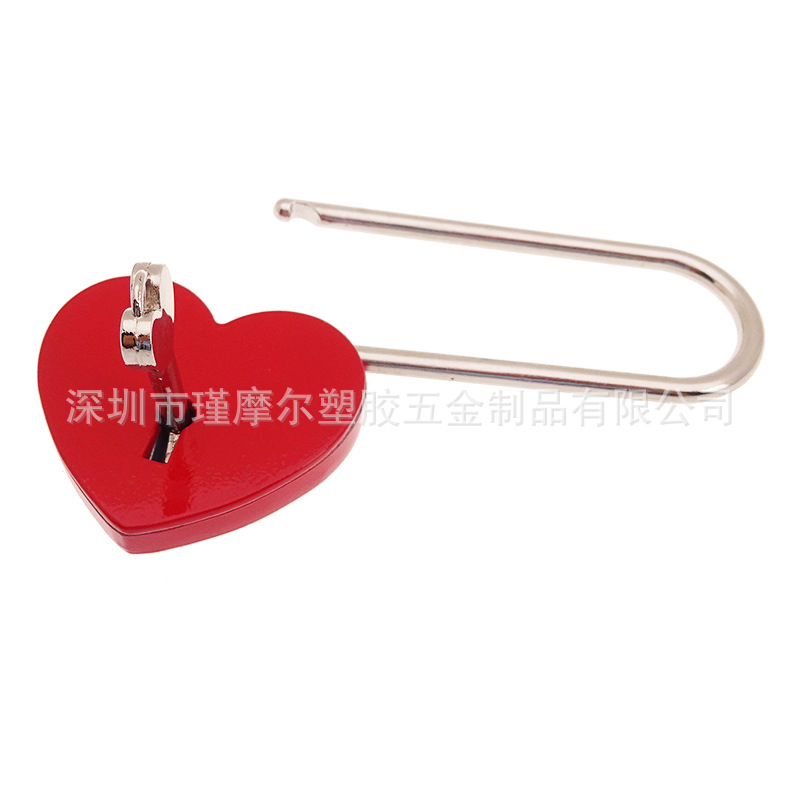 Extra Large Colorful Heart Padlock Heart Lock Diary Lock in Stock