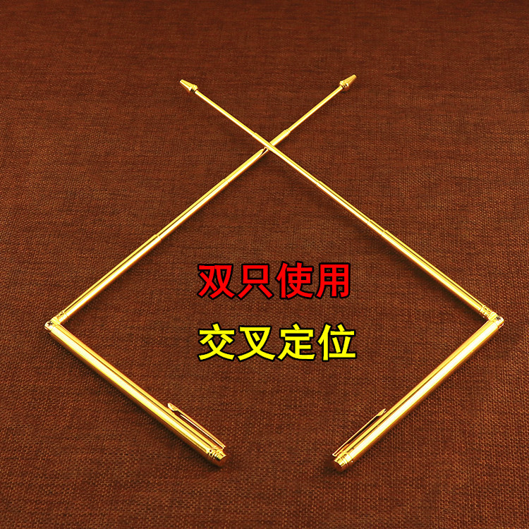 Оптовый линейка дракона Янггонг, нержавеющая сталь, латунная антенна, детектор энергии фэн-шуй