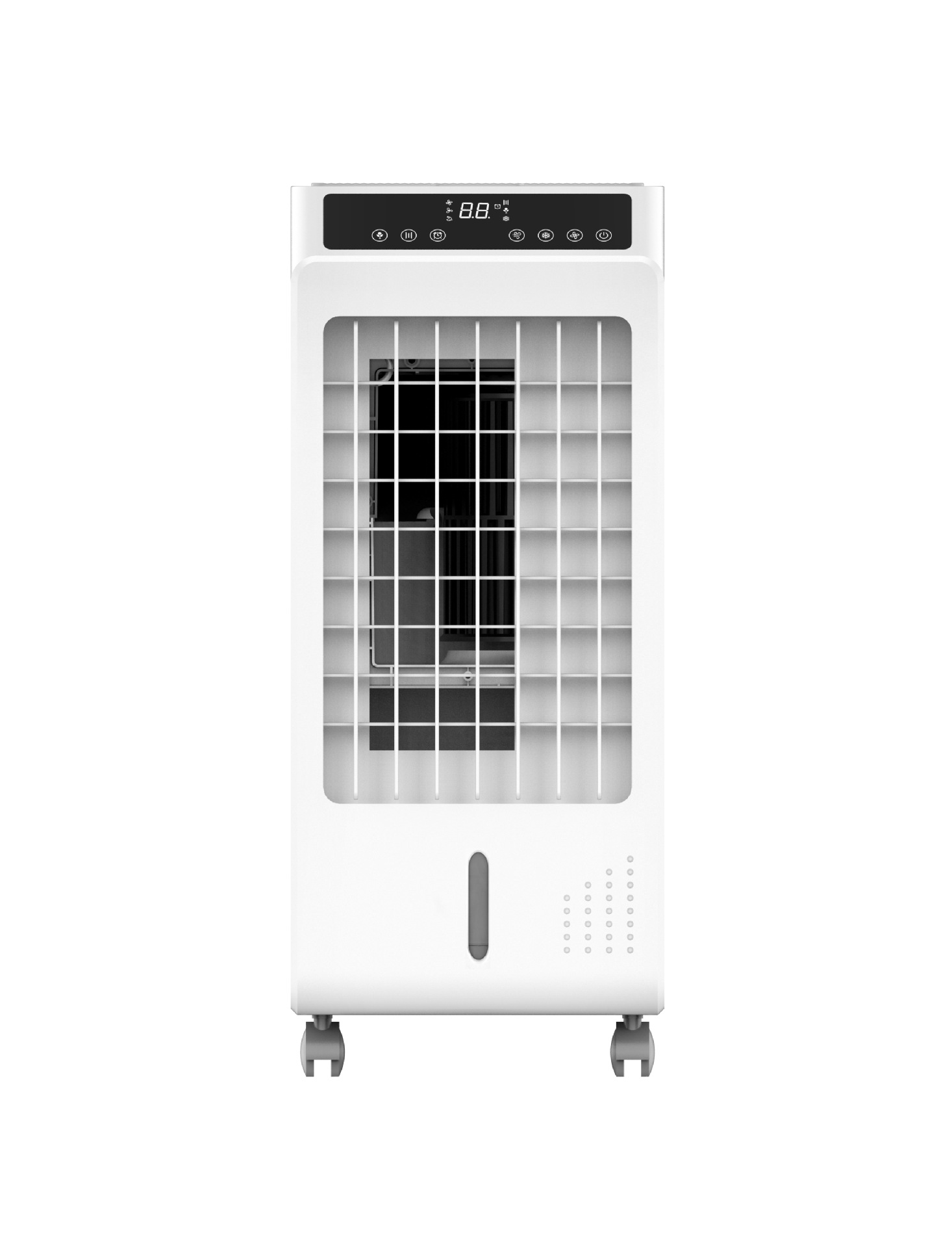 Cross-Border Customization 6L with Uv Lamp Mute Humidification Water-Cooled Small Air Conditioning Cooling Fan Mobile Air Condit