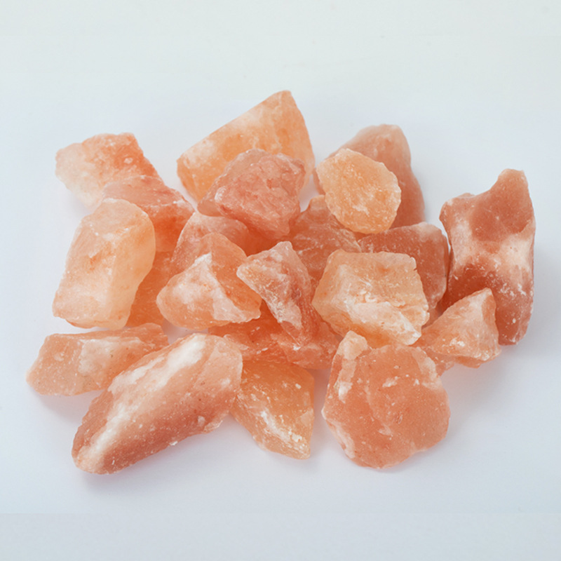 Wholesale Himalayan Salt Block Orange Salt DIY Salt Block Salt Art Lamp Gravel Rose Salt Stone Block Diffuser Stone