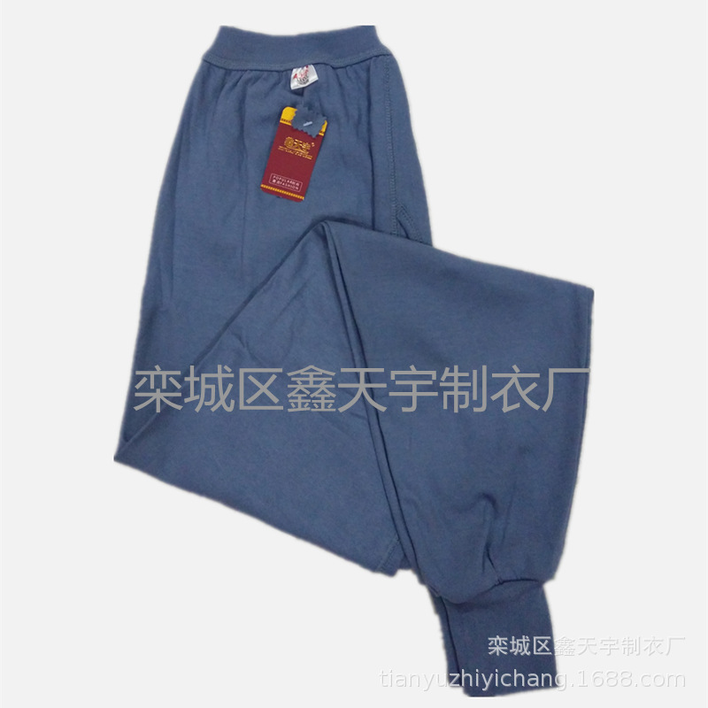 Оптовые хлопковые термоштаны для пожилых, теплые подштанники для старших, утепленные хлопковые термоштаны больших размеров