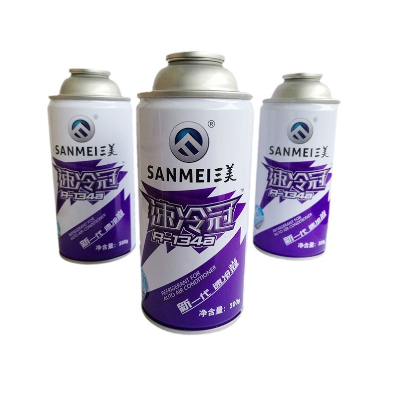 Sanmei car air conditioning car r134 refrigerant car Snow air conditioning refrigerant environmental protection snow car wax 300g