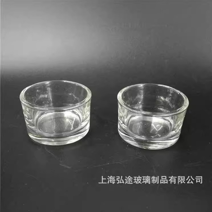 Caliber 52 * bottom 50 * height 33mm glass candle Cup, glass candle holder, No. 13 cup machine pressure glass cup